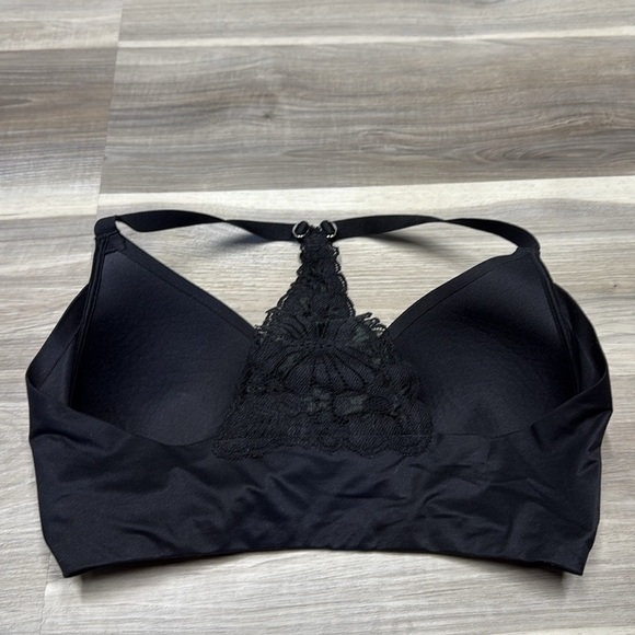 Aerie Black Halter Lace Bralette 32DD - Picture 5 of 6